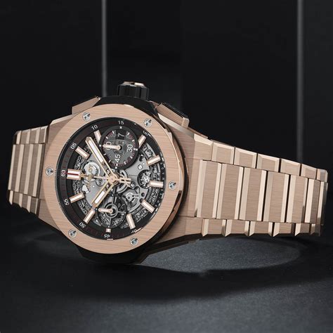 hublot king gold green|hublot big bang gold price.